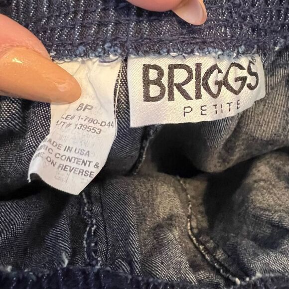 Vintage Briggs Denim Elastic Waist Jeans nwt - Picture 5 of 8